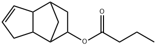 3a,4,5,6,7,7a-hexahydro-4,7-methano-1H-inden-6-yl butyrate Structure