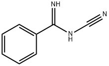 N'-CYANOBENZENECARBOXIMIDAMIDE Structure