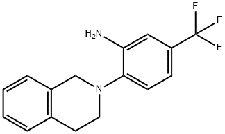 2-(3,4-DIHYDROISOQUINOLIN-2(1H)-YL)-5-(TRIFLUOROMETHYL)ANILINE Structure