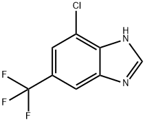 4-CHLORO-6-(TRIFLUOROMETHYL)BENZIMIDAZOLE Structure