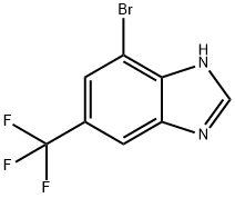 4-BROMO-6-(TRIFLUOROMETHYL)BENZIMIDAZOLE 구조식 이미지
