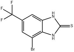 4-BROMO-6-(TRIFLUOROMETHYL)BENZIMIDAZOLE-2-THIOL Structure