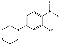 5-모르폴리노-2-니트로페놀 구조식 이미지