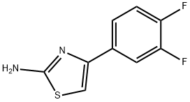2-AMINO-4-(3,4-DIFLUOROPHENYL)THIAZOLE 구조식 이미지