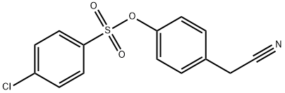 4-(CYANOMETHYL)PHENYL 4-CHLOROBENZENE-1-SULFONATE Structure