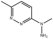 3-METHYL-6-(1-METHYLHYDRAZINO)PYRIDAZINE 구조식 이미지