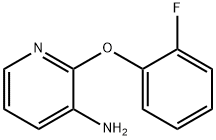 3-AMINO-2-(2-FLUOROPHENOXY)PYRIDINE 구조식 이미지
