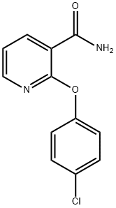 2-(4-CHLOROPHENOXY)NICOTINAMIDE Structure