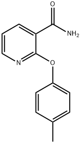 2-(4-METHYLPHENOXY)NICOTINAMIDE Structure
