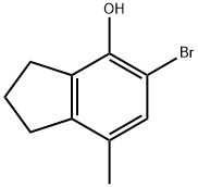 5-BROMO-7-METHYLINDAN-4-OL Structure