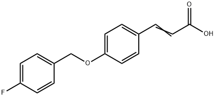 3-(4-(4-FLUOROBENZYLOXY)PHENYL)ACRYLIC ACID Structure