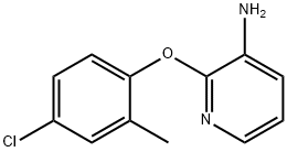 3-AMINO-2-(4-CHLORO-2-METHYLPHENOXY)PYRIDINE Structure