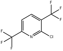 2-CHLORO-3,6-BIS(TRIFLUOROMETHYL)PYRIDINE Structure