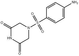 4-[(4-AMINOPHENYL)SULFONYL]PIPERAZINE-2,6-DIONE Structure