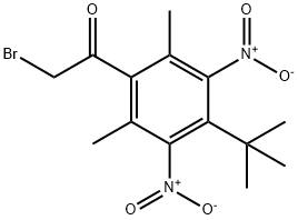 4-(TERT-BUTYL)-2,6-DIMETHYL-3,5-DINITROPHENACYL브로마이드 구조식 이미지