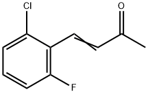 2-클로로-6-플루오로벤질리덴아세톤 구조식 이미지