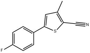 3-AMINO-2-CYANO-5-(4-FLUOROPHENYL)THIOPHENE 구조식 이미지