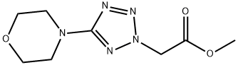 METHYL 2-(5-MORPHOLINO-2H-1,2,3,4-TETRAAZOL-2-YL)ACETATE Structure