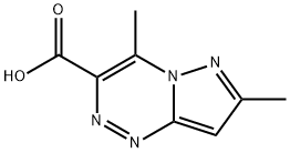 4,7-DIMETHYLPYRAZOLO[5,1-C][1,2,4]TRIAZINE-3-CARBOXYLIC ACID 구조식 이미지