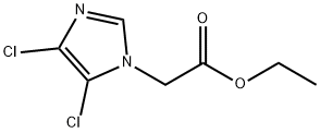 ETHYL 2-(4,5-DICHLORO-1H-IMIDAZOL-1-YL)ACETATE Structure