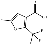 5-METHYL-2-(TRIFLUOROMETHYL)-3-FUROIC ACID 구조식 이미지
