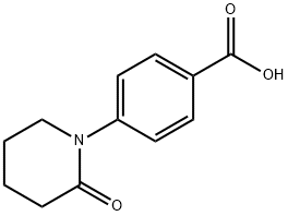 4-(2-OXO-PIPERIDIN-1-YL)-벤조산 구조식 이미지
