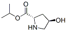 L-프롤린,4-하이드록시-,1-메틸에틸에스테르,(4R)-(9CI) 구조식 이미지