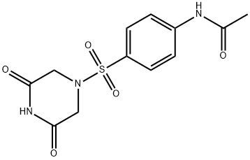 N1-(4-[(3,5-DIOXOPIPERAZINO)SULFONYL]PHENYL)ACETAMIDE Structure