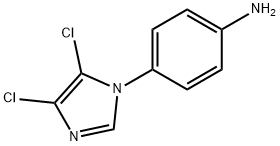 4-(4,5-DICHLORO-1H-IMIDAZOL-1-YL)ANILINE 구조식 이미지