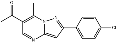 1-[2-(4-CHLOROPHENYL)-7-METHYLPYRAZOLO[1,5-A]PYRIMIDIN-6-YL]ETHAN-1-ONE Structure