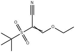 2-(трет-бутилсульфанил)-3-этоксиакрилонитрил структурированное изображение
