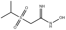 (Isopropylsulphonyl)acetamide oxime Structure