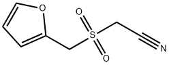 2-[(2-FURYLMETHYL)SULFONYL]아세토니트릴 구조식 이미지