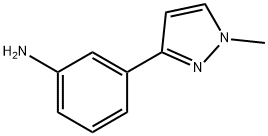 3-(1-Methyl-1H-pyrazol-3-yl)aniline Structure