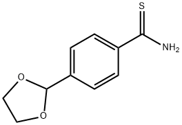 4-(1,3-DIOXOLAN-2-YL)BENZENE-1-CARBOTHIOAMIDE Structure