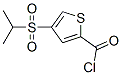 4-(Isopropylsulphonyl)thiophene-2-carbonyl chloride Structure