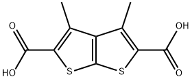 3,4-DIMETHYLTHIENO[2,3-B]THIOPHENE-2,5-DICARBOXYLIC ACID Structure