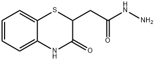 2-(3-OXO-3,4-DIHYDRO-2H-1,4-BENZOTHIAZIN-2-YL)-ETHANOHYDRAZIDE 구조식 이미지