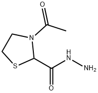 3-ACETYL-1,3-THIAZOLANE-2-CARBOHYDRAZIDE Structure