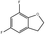 5,7-디플루오로-2,3-디하이드로벤조[B]푸란 구조식 이미지