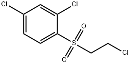 2,4-DICHLORO-1-[(2-CHLOROETHYL)SULFONYL]BENZENE Structure