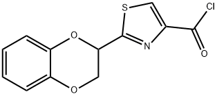 2-(1,4-Benzodioxan-2-yl)thiazole-4-carbonyl chloride Structure