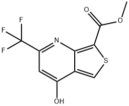 METHYL 4-HYDROXY-6-(TRIFLUOROMETHYL)THIENO[3,4-B]PYRIDINE-1-CARBOXYLATE 구조식 이미지