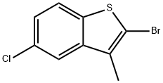2-BROMO-5-CHLORO-3-METHYLBENZO[B]THIOPHENE Structure