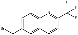 6-(Bromomethyl)-2-(trifluoromethyl)quinoline Structure