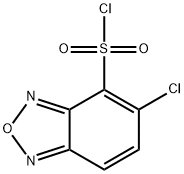 5-클로로-2,1,3-벤조사디아졸-4-술포닐염화물 구조식 이미지
