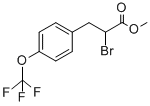 METHYL 2-BROMO-3-[4-(TRIFLUOROMETHOXY)PHENYL]-PROPIONATE 구조식 이미지