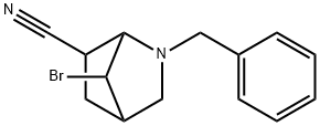 2-BENZYL-7-BROMO-2-AZABICYCLO[2.2.1]HEPTANE-6-CARBONITRILE 구조식 이미지