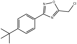 3-[4-(TERT-BUTYL)PHENYL]-5-(CHLOROMETHYL)-1,2,4-OXADIAZOLE Structure