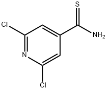 2,6-DICHLOROPYRIDINE-4-CARBOTHIOAMIDE 구조식 이미지